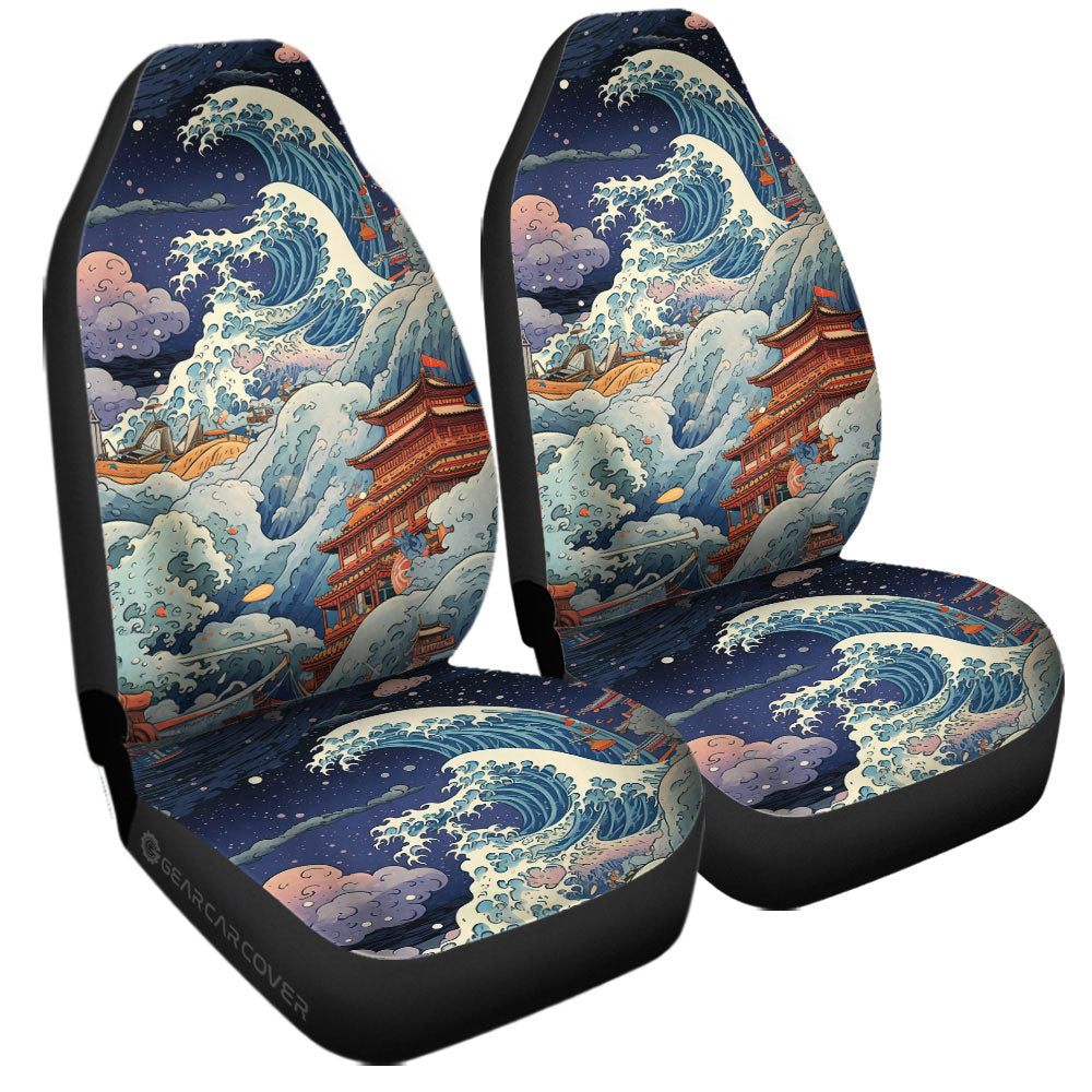 Great Wave Kanagawa Car Seat Covers Custom Car Accessories