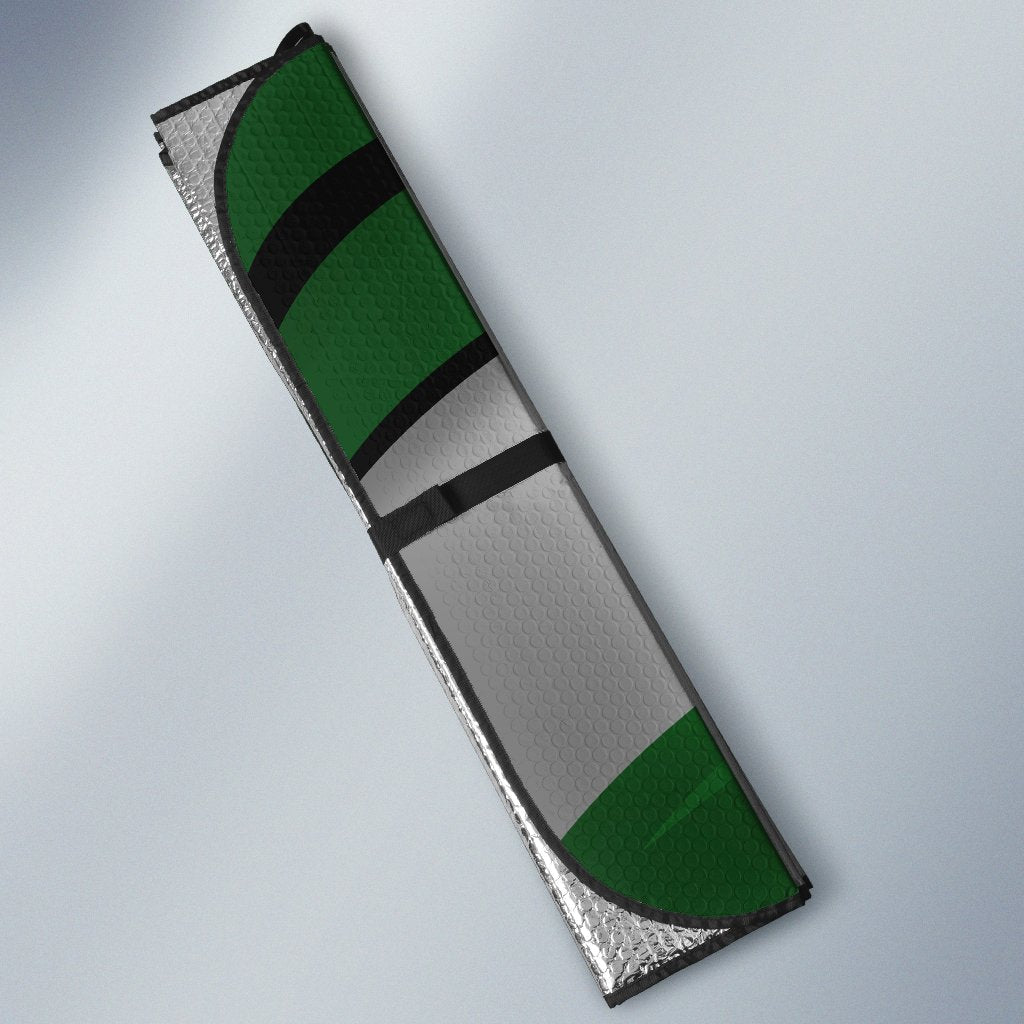 Green Angry Car Eyes Sun Shade Custom Funny Car Accessories