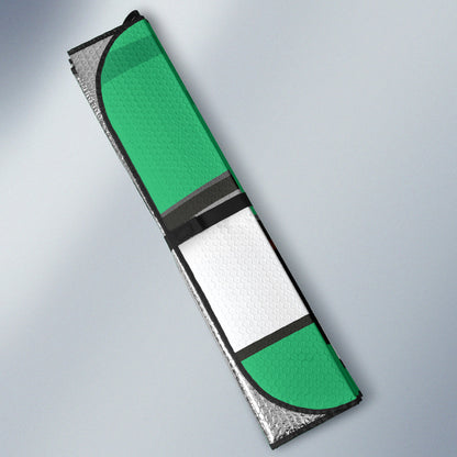 Green Angry Eyes Car Auto Sun Shades