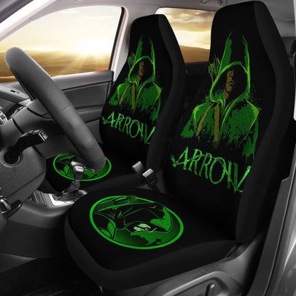 Green Arrow Art Car Seat Covers Amazing Gift Ideas Universal Fit 173905