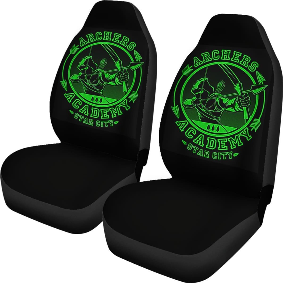 Green Arrow Car Seat Covers Amazing Gift Ideas Universal Fit 173905