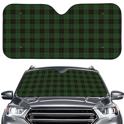 Green Black And Red Tartan Pattern Print Car Windshield Sun Shade