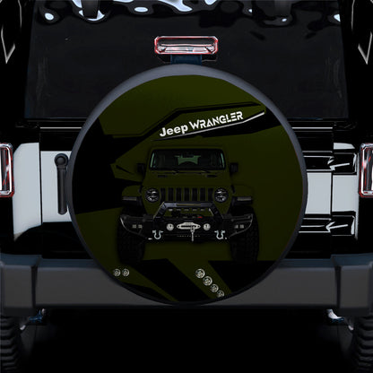 Green Jeep Car Spare Tire Cover