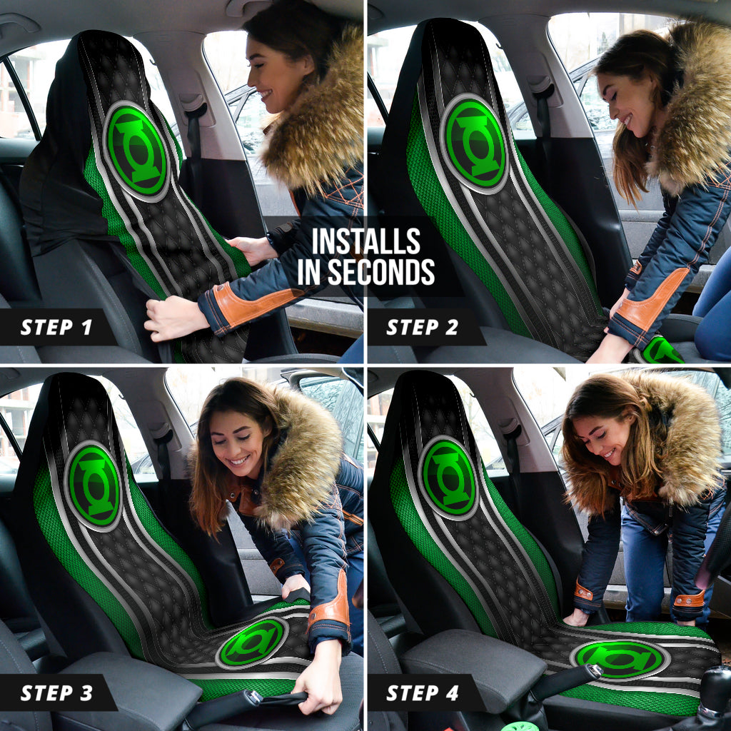 Green Lantern Car Seat Covers Fan Art Car Accessories Ci220329-10