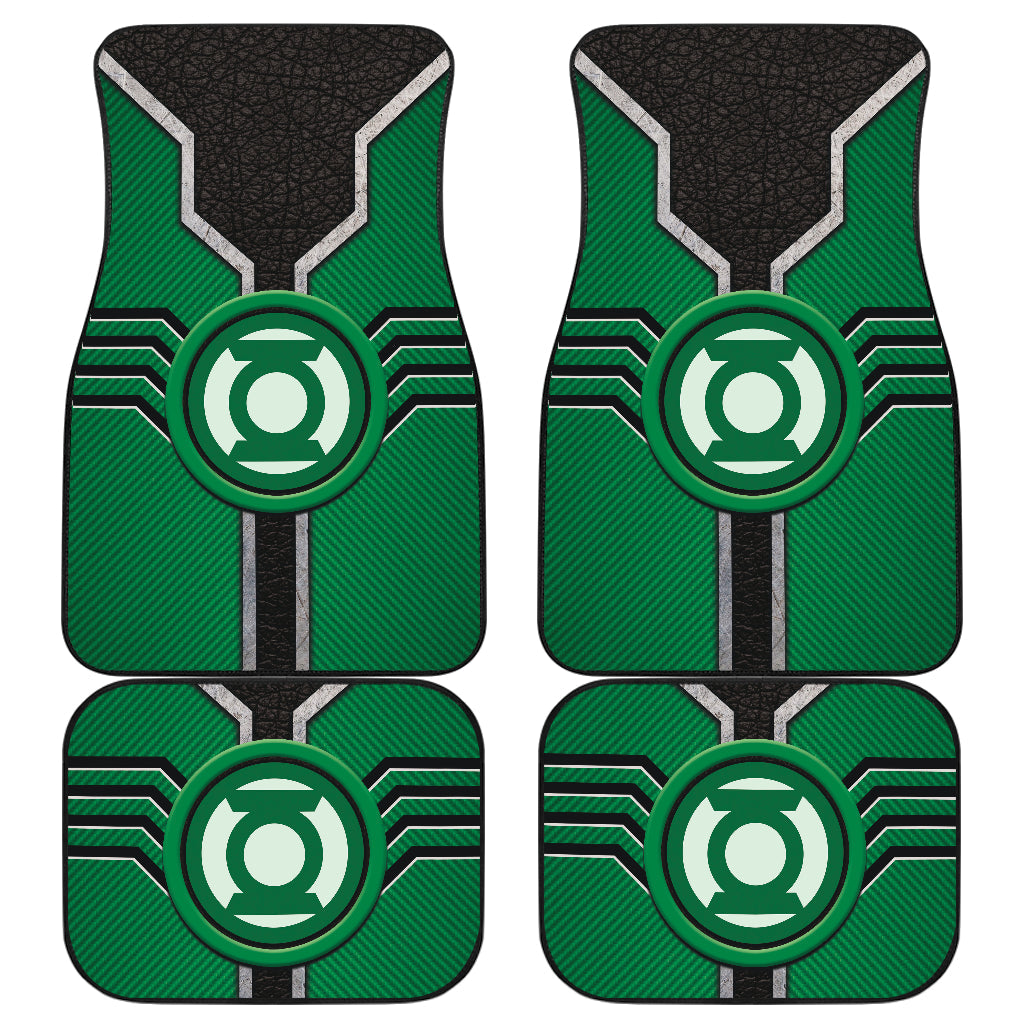 Green Latern Logo Car Floor Mats Custom For Fans Ci230112-02a