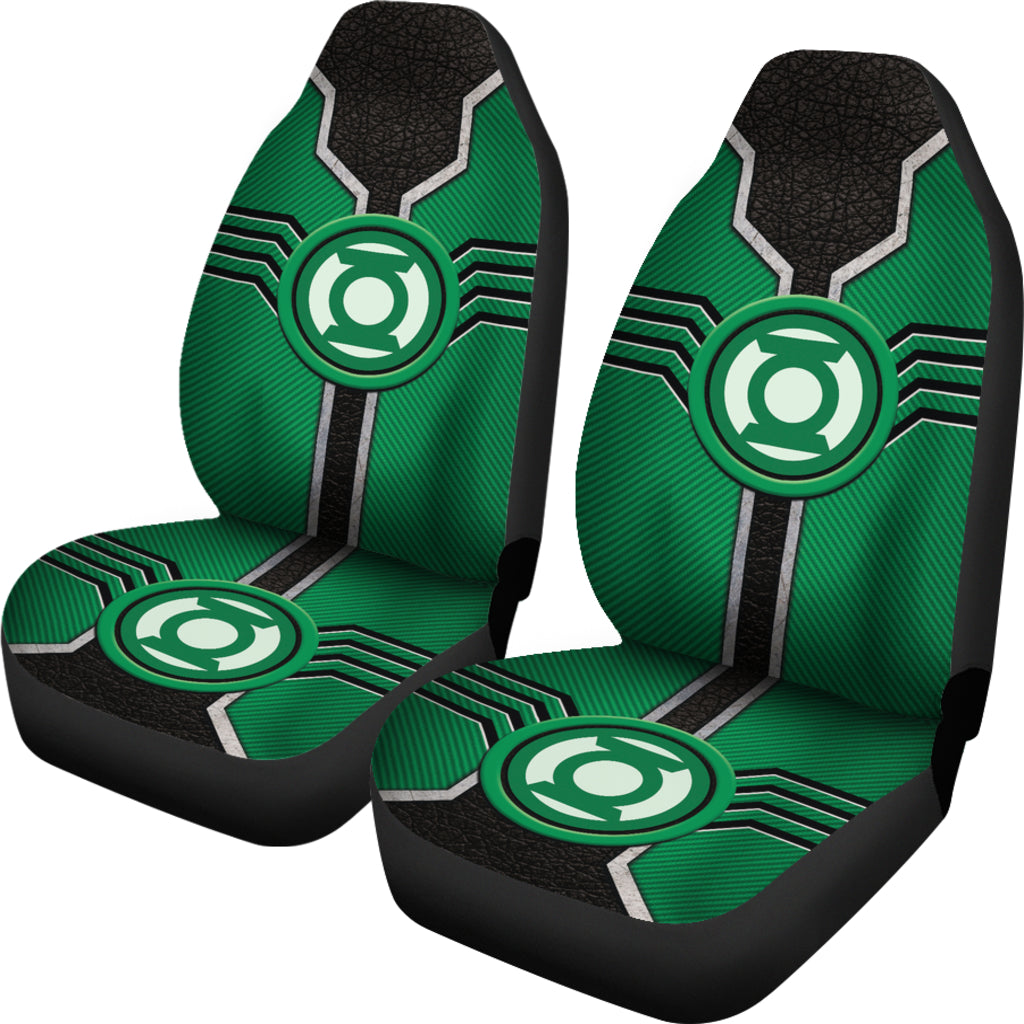 Green Latern Logo Car Seat Covers Custom For Fans Ci230109-02