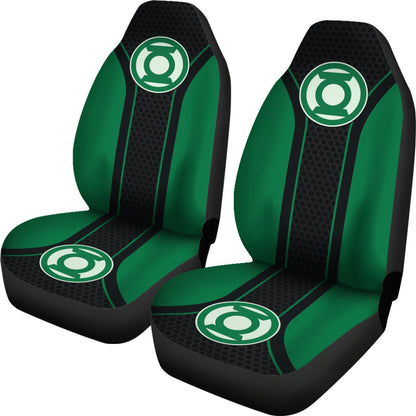 Green Latern Logo Car Seat Covers Custom For Fans Ci221230-09