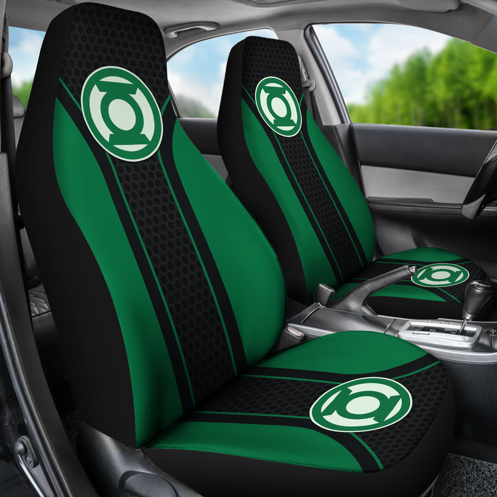 Green Latern Logo Car Seat Covers Custom For Fans Ci221230-09