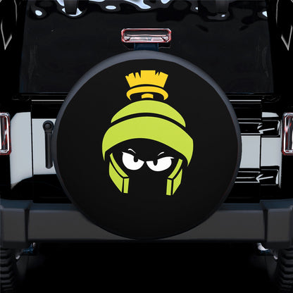 Green Looney Tunes Marvin The Martian Cartoon Funny Spare Tire Cover