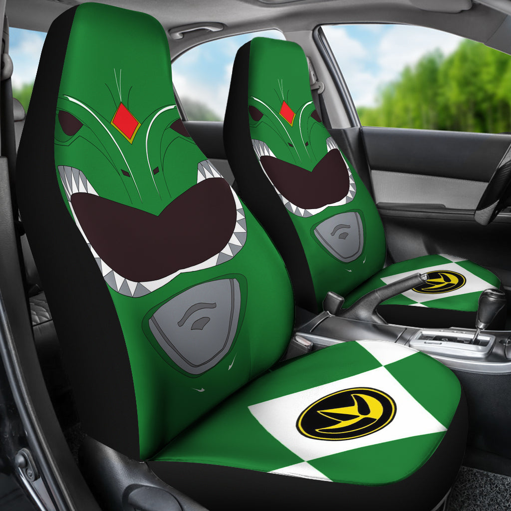Green Mighty Morphin Power Rangers Car Seat Covers