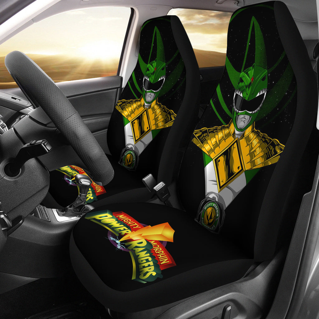 Green New Mighty Morphin Power Rangers Car Seat Covers