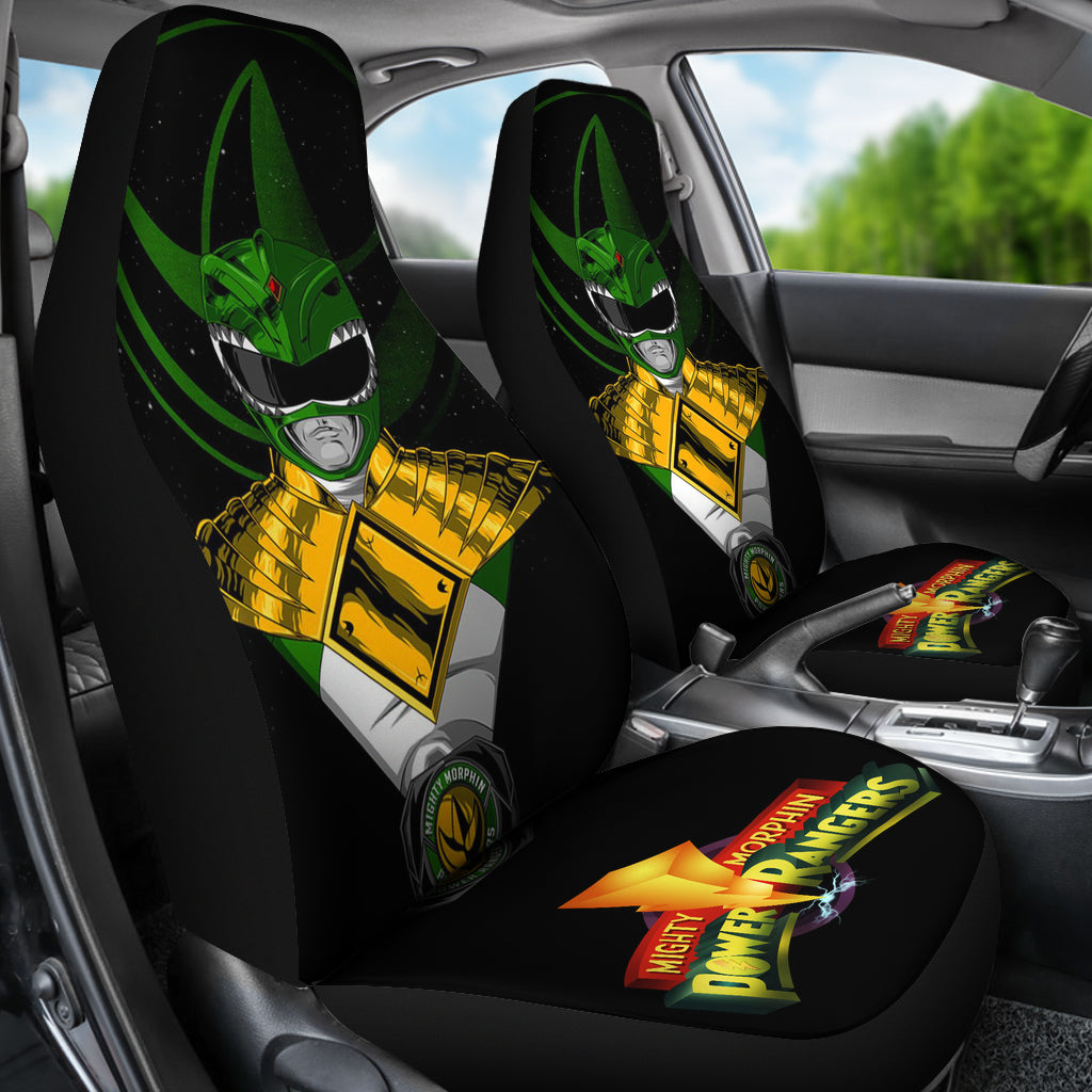Green New Mighty Morphin Power Rangers Car Seat Covers