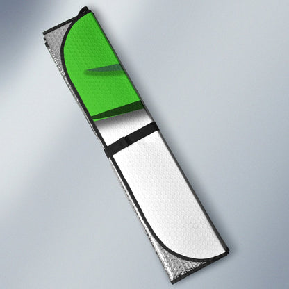 Green Unwelcome Car Eyes Sun Shade Custom Car Accessories