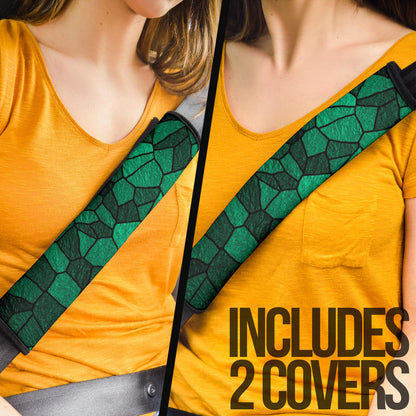 Green Wall Premium Custom Car Seat Belt Covers