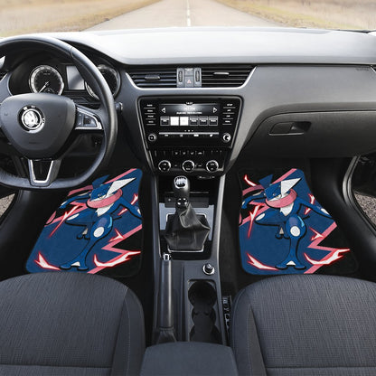 Greninja Car Floor Mats Custom Anime Car Interior Accessories