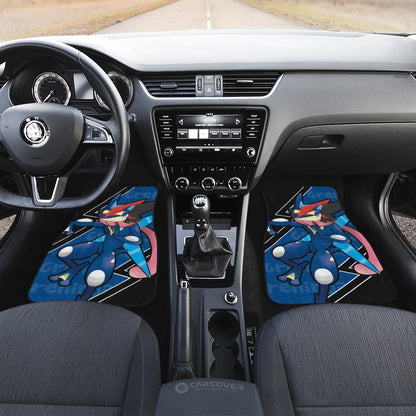 Greninja Car Floor Mats Custom Anime Car Interior Accessories