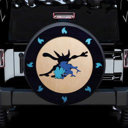 Greninja Evolution Water Jeep Car Spare Tire Cover