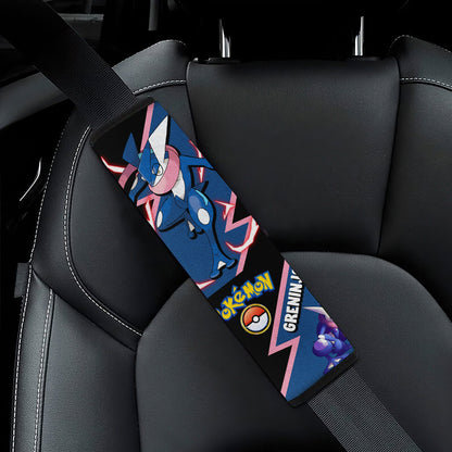 Greninja car seat belt covers Anime Custom Car Accessories