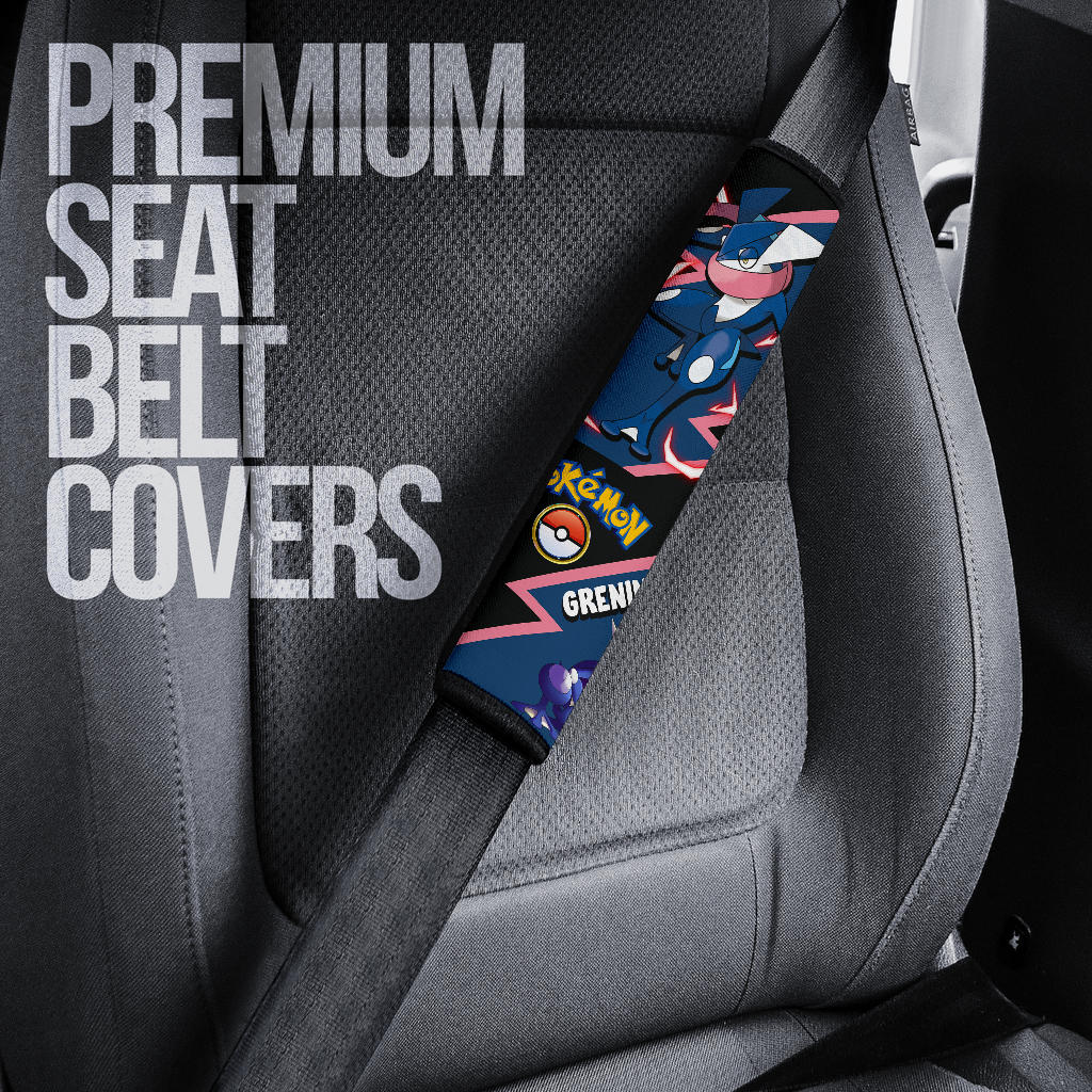 Greninja car seat belt covers Anime Custom Car Accessories