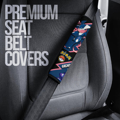 Greninja car seat belt covers Anime Custom Car Accessories