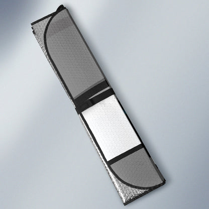 Grey Angry Eyes Car Auto Sun Shades