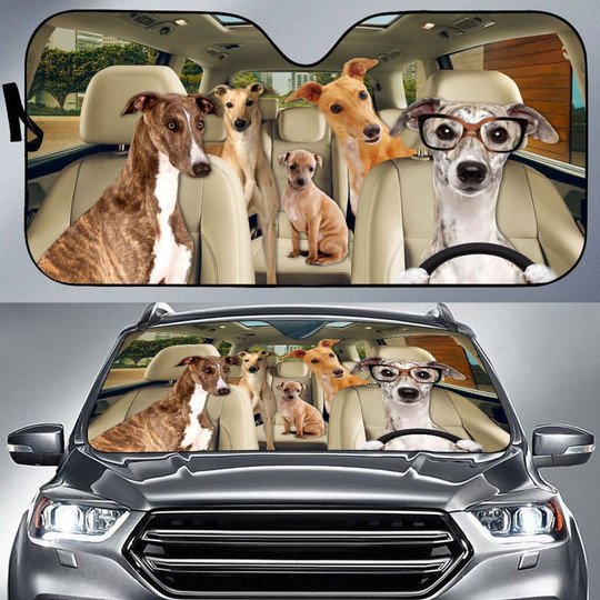 Greyhound All Over Printed 3D Sun Shade