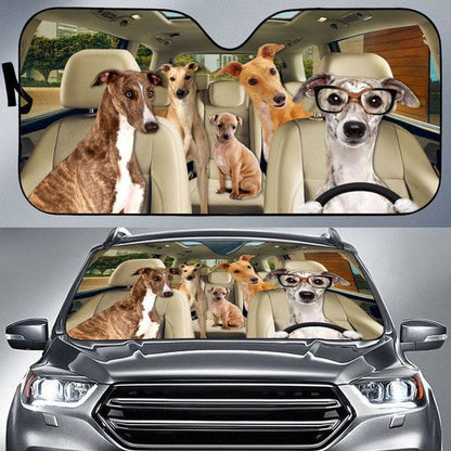Greyhound All Over Printed 3D Sun Shade