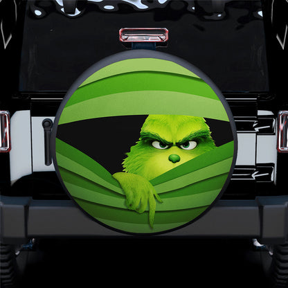 Grinch Hide Car Spare Tire Cover