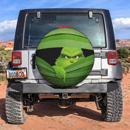Grinch Hide Car Spare Tire Cover