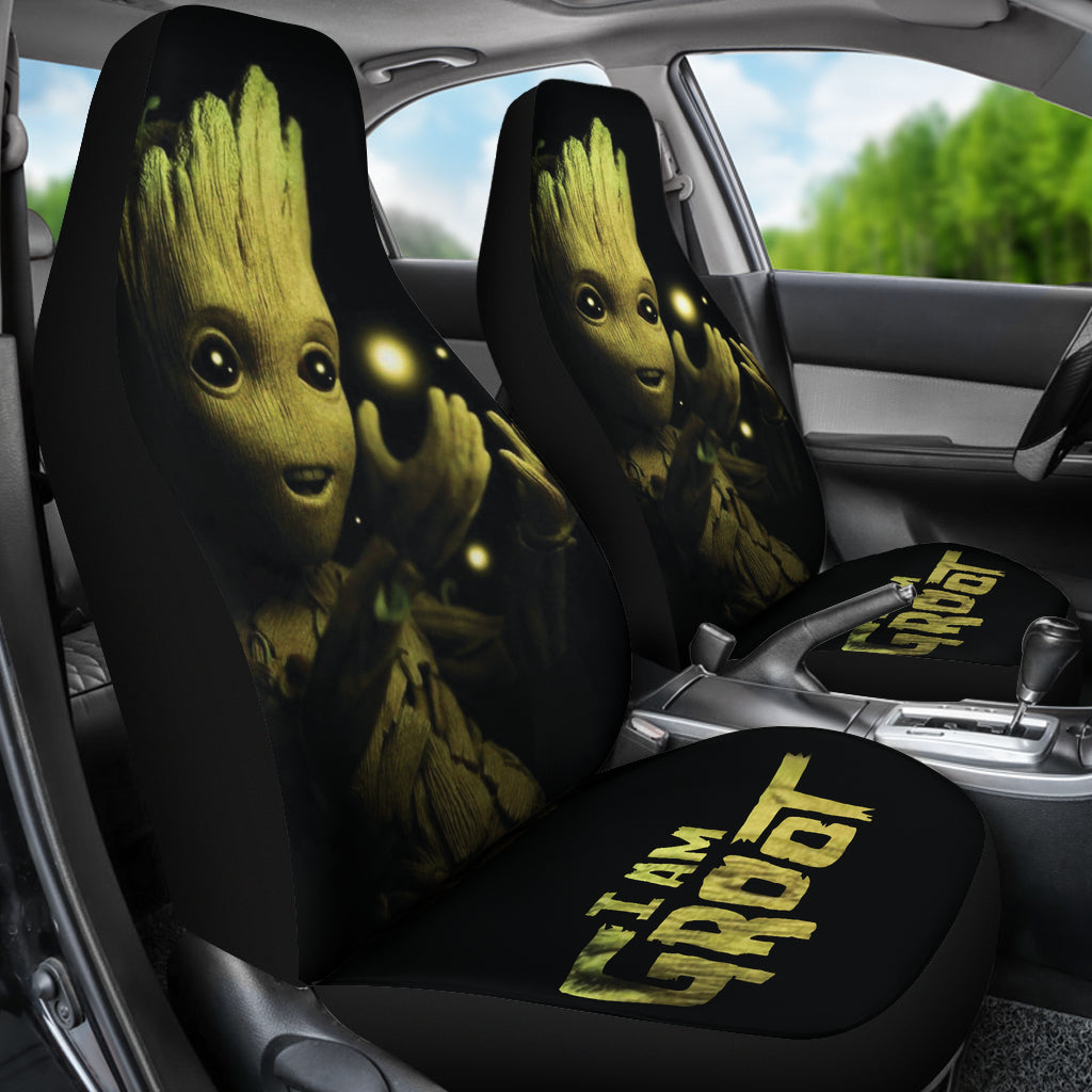 Groot Guardians Of the Galaxy Car Seat Covers Movie Car Accessories Custom For Fans Ci22061308