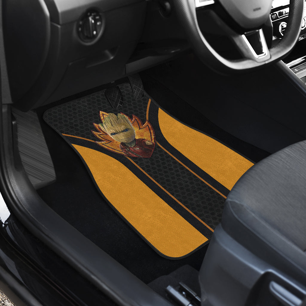 Groot Logo Car Floor Mats Custom For Fans Ci230104-01a