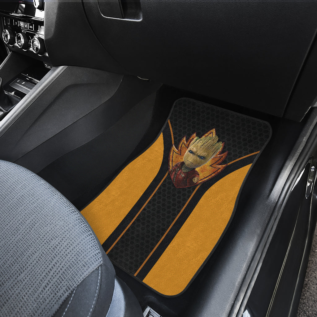 Groot Logo Car Floor Mats Custom For Fans Ci230104-01a