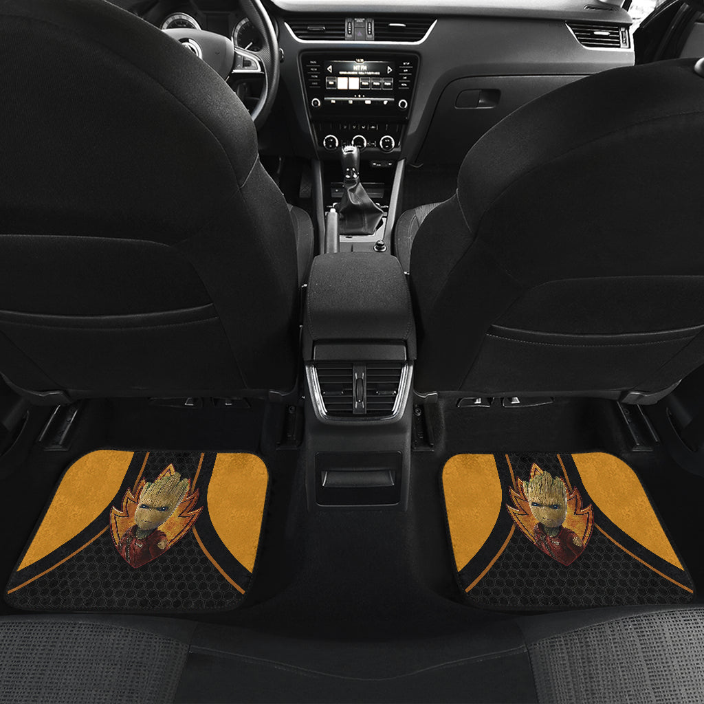 Groot Logo Car Floor Mats Custom For Fans Ci230104-01a