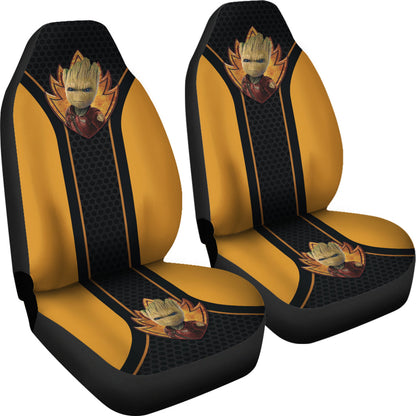 Groot Logo Car Seat Covers Custom For Fans Ci221229-01