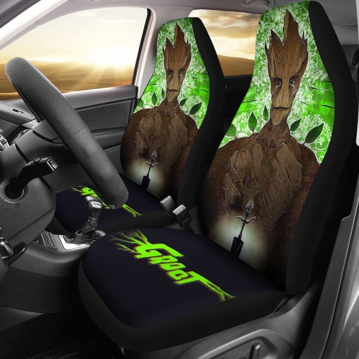 Groot Marvel Guardians Of The Galaxy Car Seat Covers Lt03 Universal Fit 225721