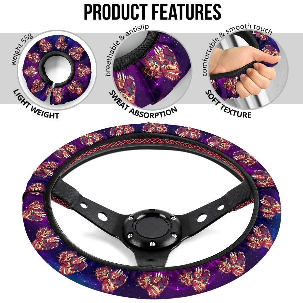 Groudon Anime Custom Car Steering Wheel Cover