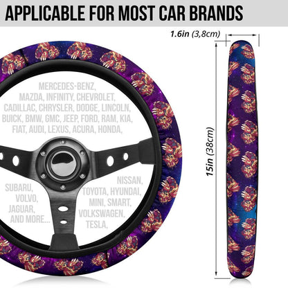 Groudon Anime Custom Car Steering Wheel Cover