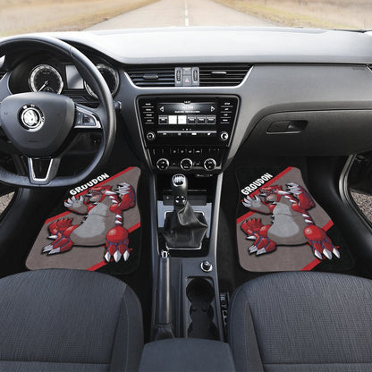 Groudon Car Floor Mats Custom Anime Car Interior Accessories