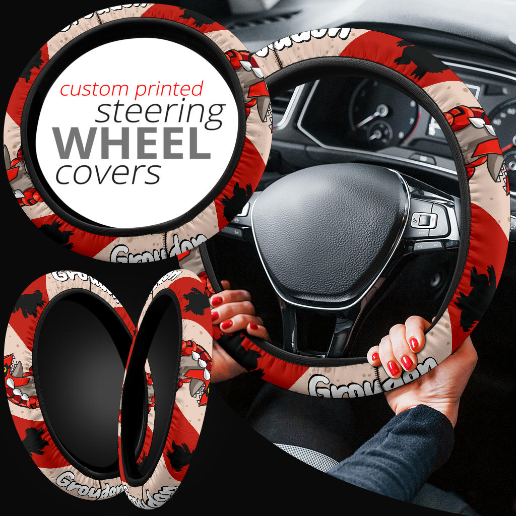 Groudon Steering Wheel Cover