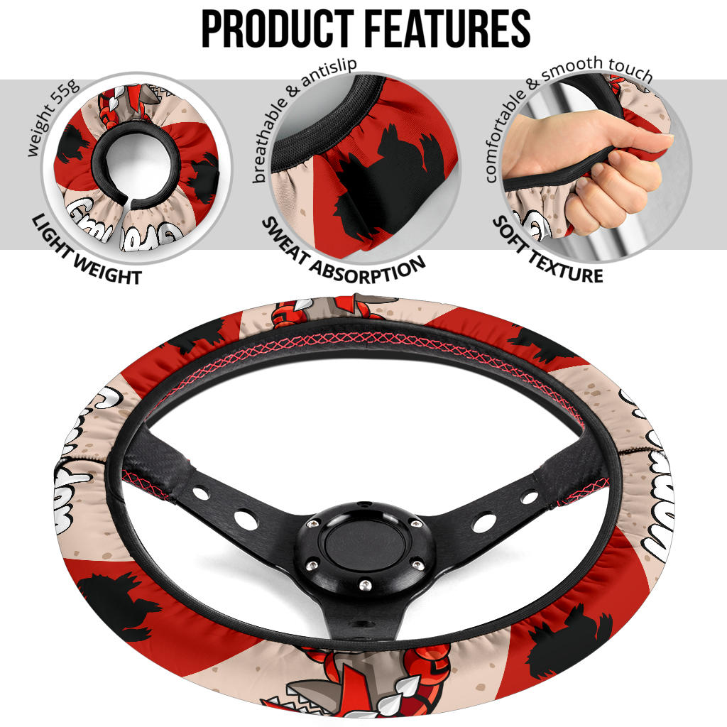 Groudon Steering Wheel Cover