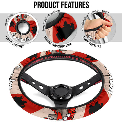 Groudon Steering Wheel Cover