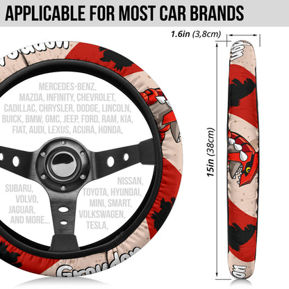 Groudon Steering Wheel Cover