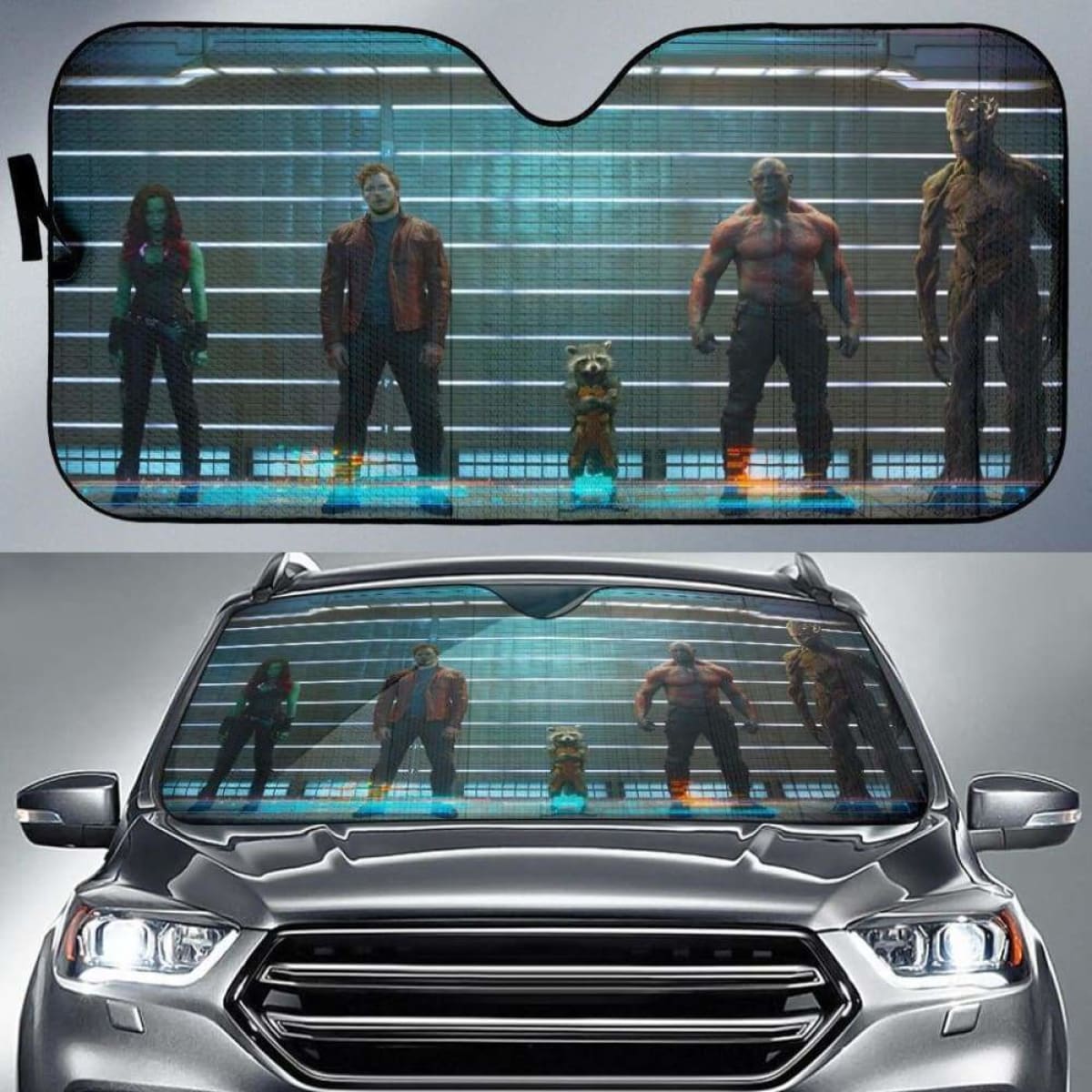 Guardians Of The Galaxy Auto Sun Shades 1 918b Universal Fit
