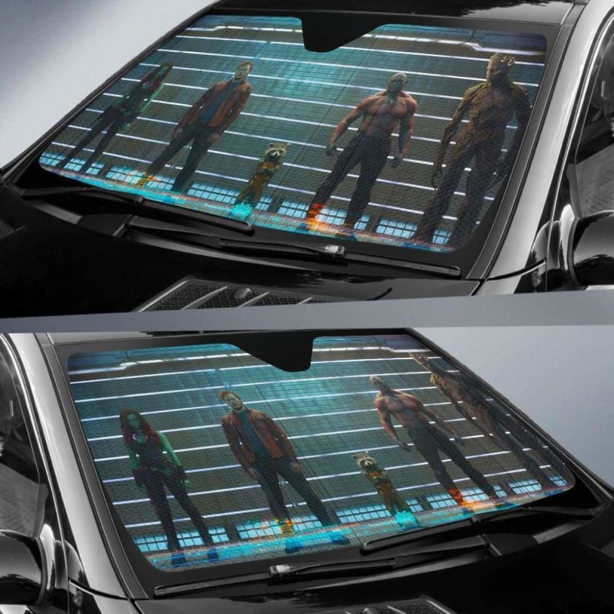 Guardians Of The Galaxy Auto Sun Shades 1 918b Universal Fit