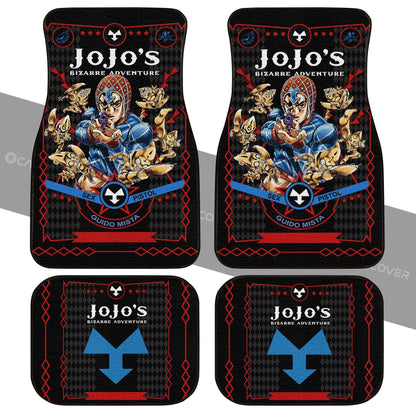 Guido Mista Car Floor Mats Custom Anime JoJo's Bizarre Adventure Car Accessories