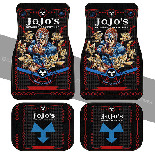 Guido Mista Car Floor Mats Custom Anime JoJo's Bizarre Adventure Car Accessories