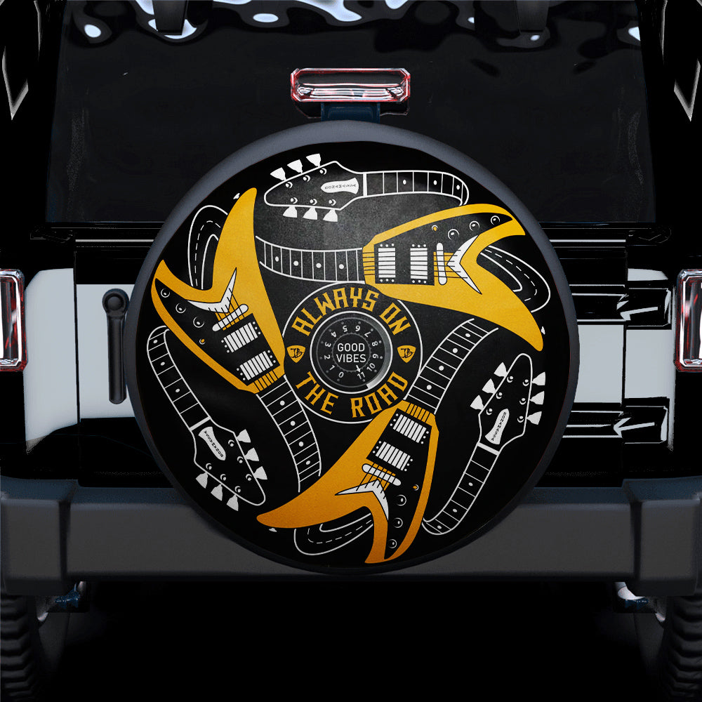 Guitar Lover Car Spare Tire Cover