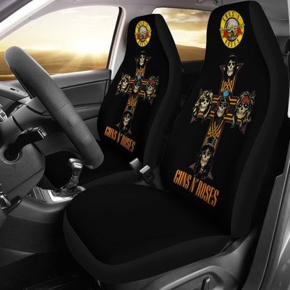 Guns & Roses Rock Band Car Seat Covers Lt04 Universal Fit 225721