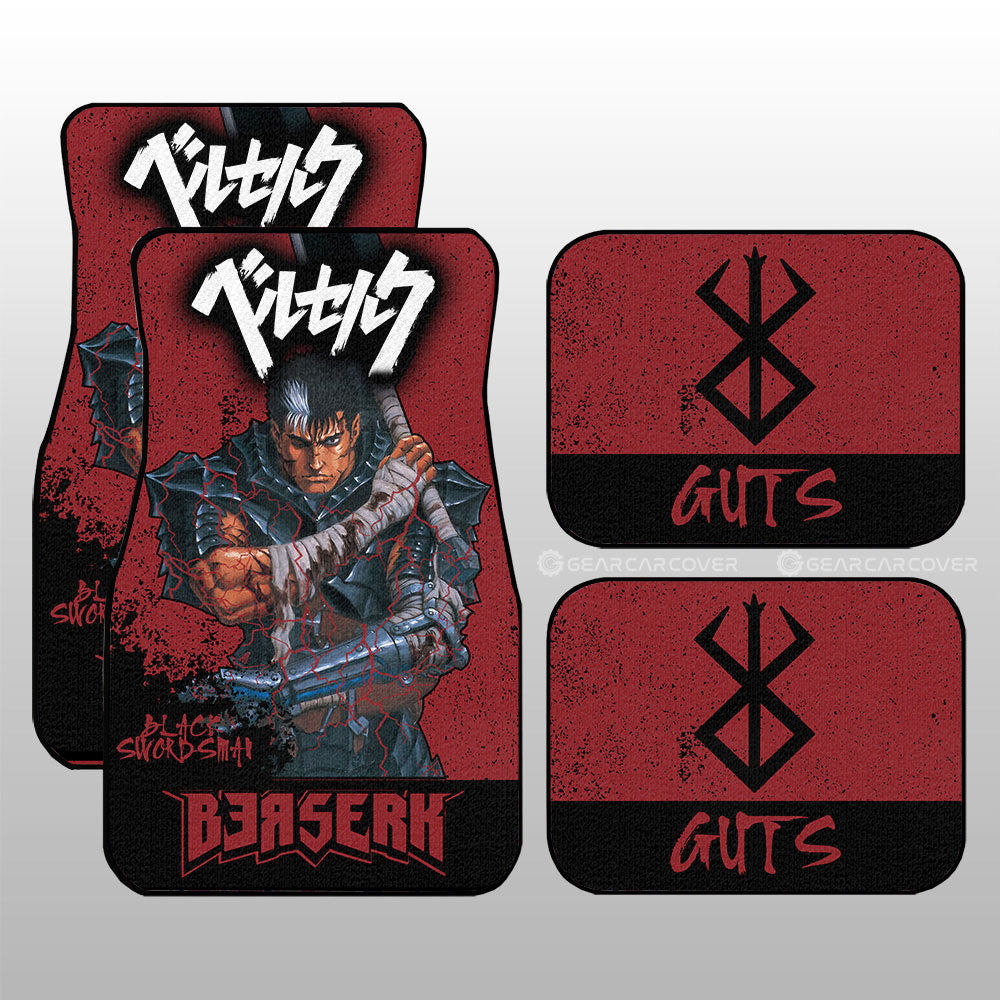 Guts Car Floor Mats Custom Berserk Anime Car Accessories