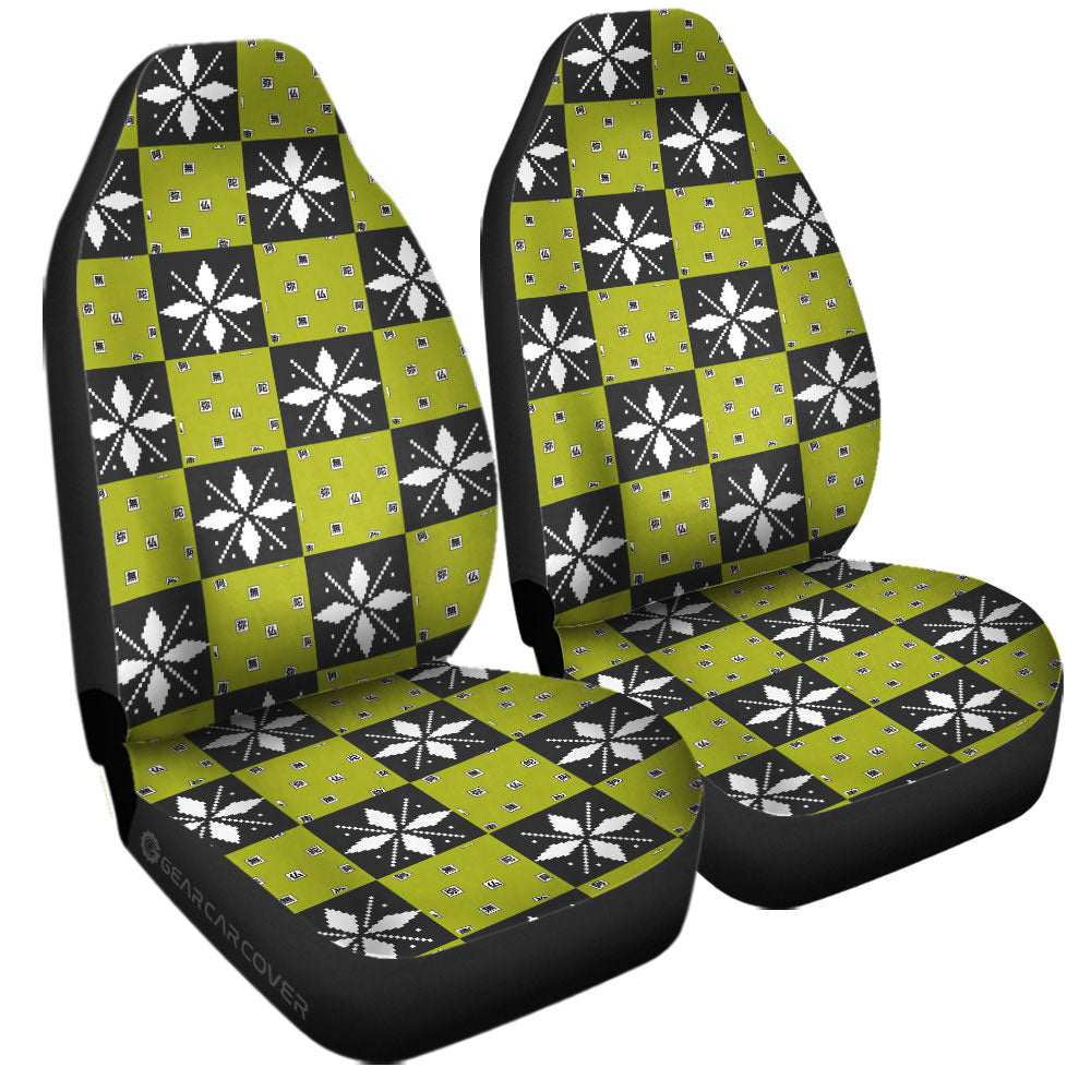 Gyomei Himejima Car Seat Covers Custom Anime Car Accessories